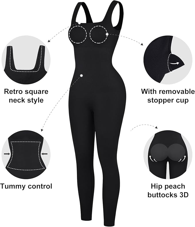 Studio Seamless High Elasticity Yoga Fitness Jumpsuit